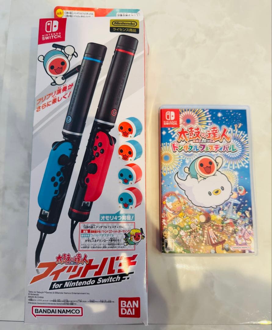 太鼓の達人 フィットバチ ドンダフルフェスティバル セット - メルカリ