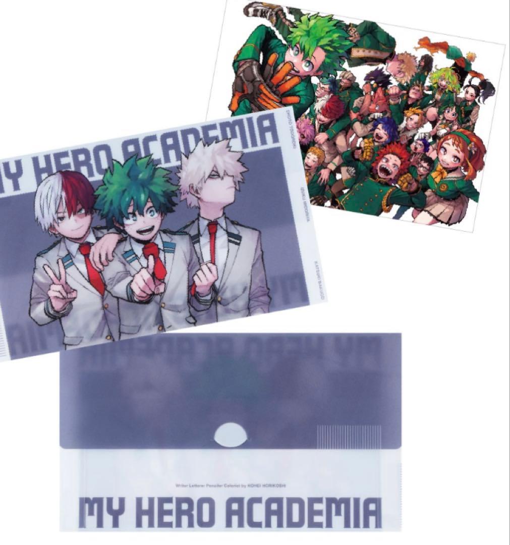 ヒロアカ 原画展 クリアケース入りポストカードセット（8枚入り