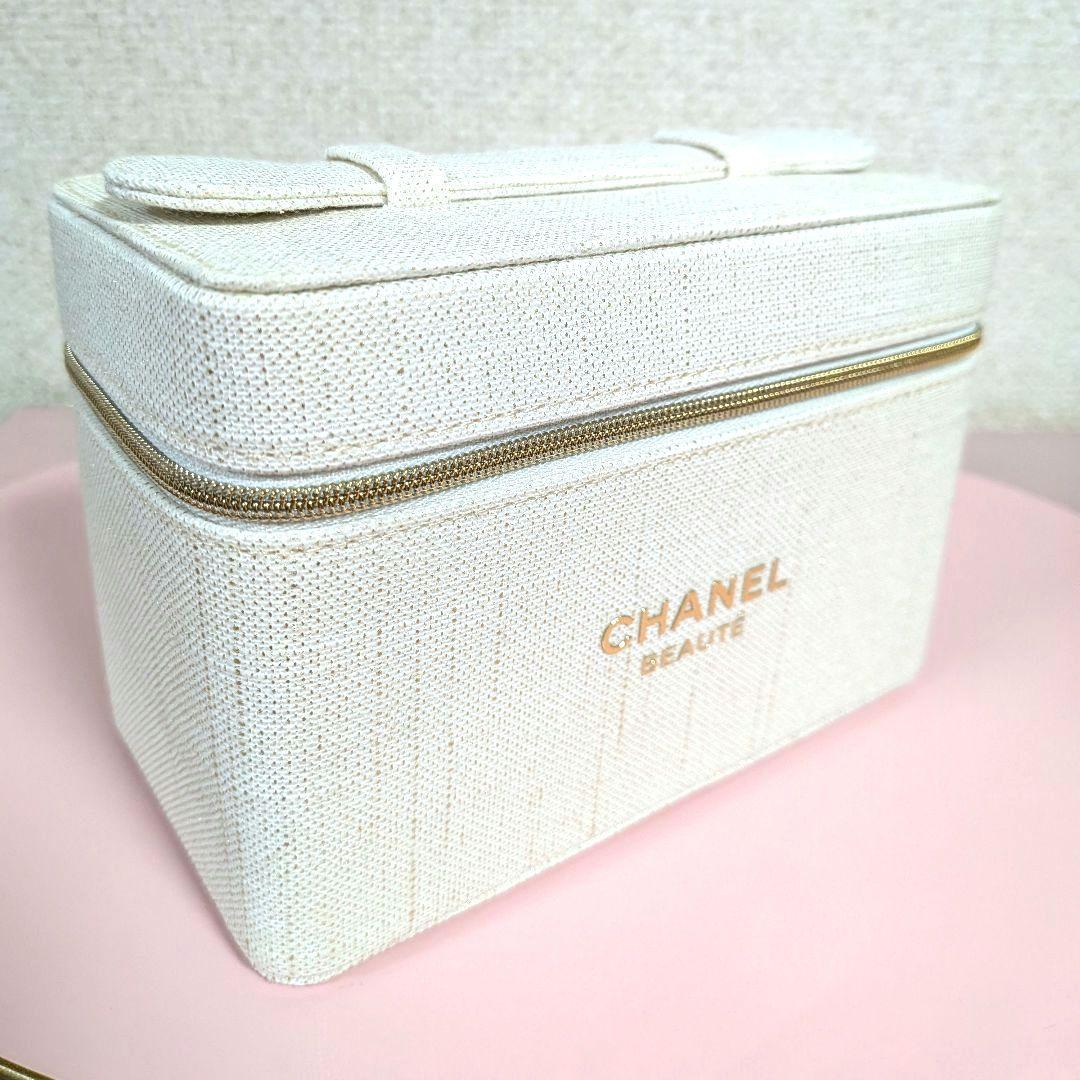 CHANEL シャネル バニティ ノベルティ ポーチ ツイード メイクポーチ