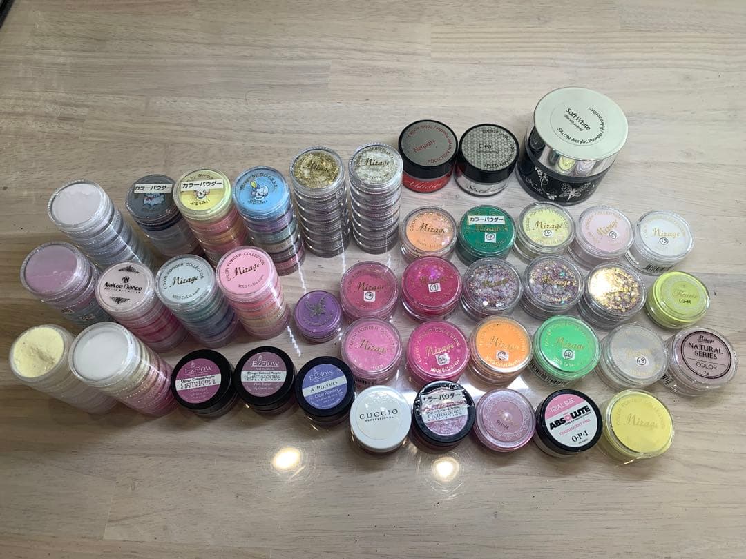 アクリルパウダーセット アクリルパウダー パールシリーズ 12色セット ネイルアクリルパウダー