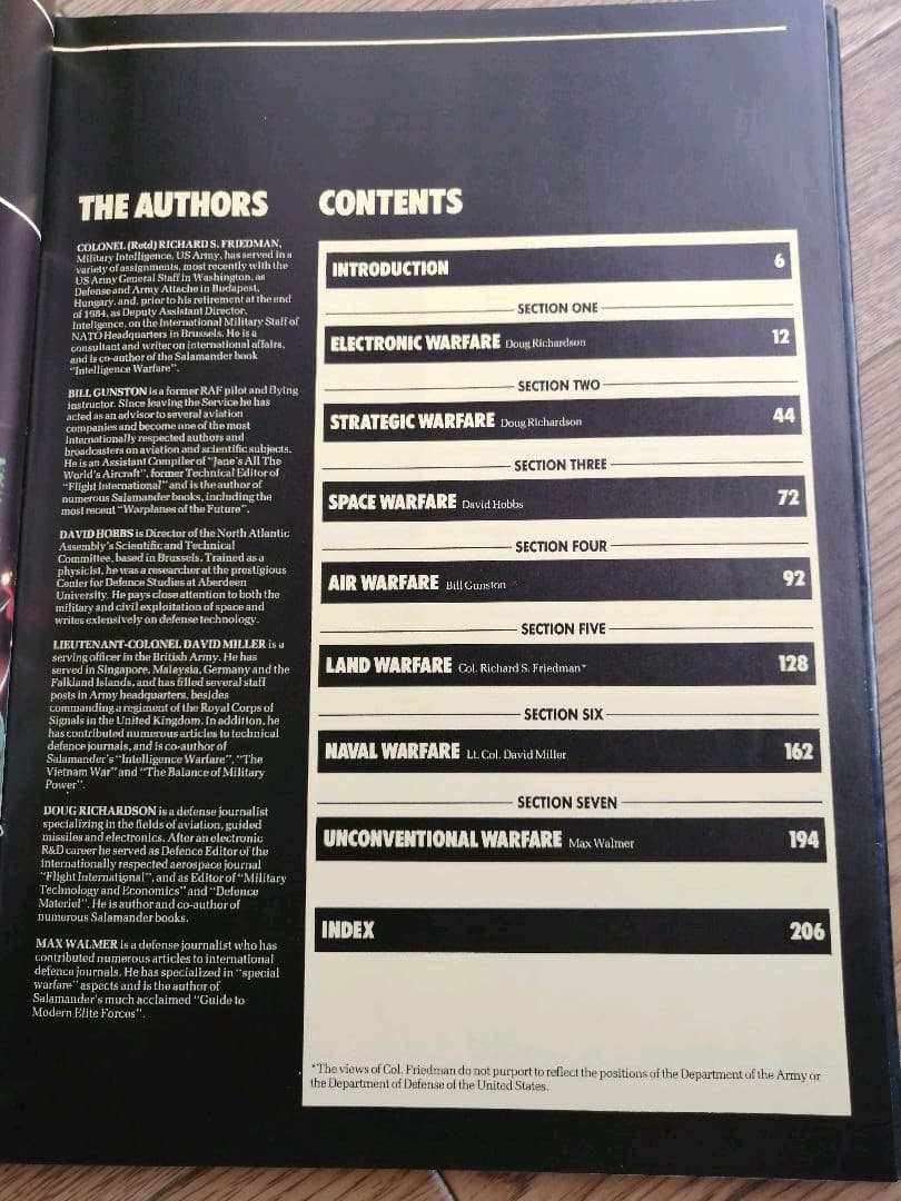 Advanced Technology Warfare 洋書 1985刊行