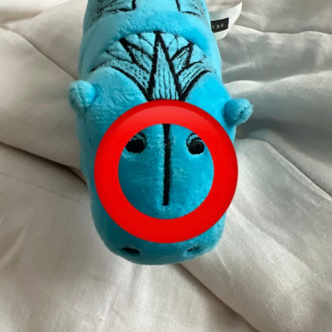 ルーブル美術館 カバ ぬいぐるみ 青 - メルカリ