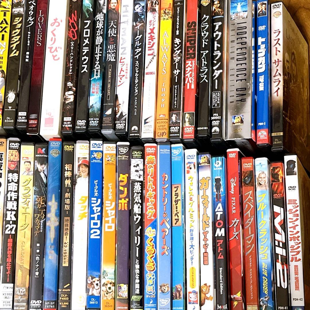 中古洋画・邦画・アニメDVD 110枚以上まとめ売り 大量DVDセット