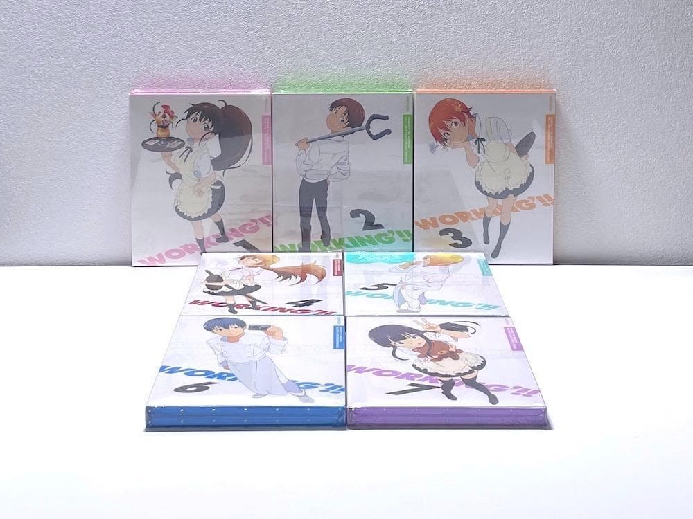 新品未開封 DVD WORKING'!! 完全生産限定版 CD付き 全7巻セット