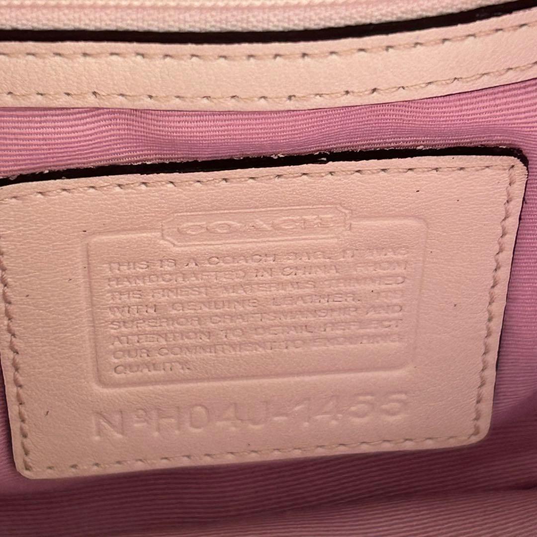 ✨極美品✨ COACH ホーボー 三日月 ゴールド金具 シグネチャー レザー