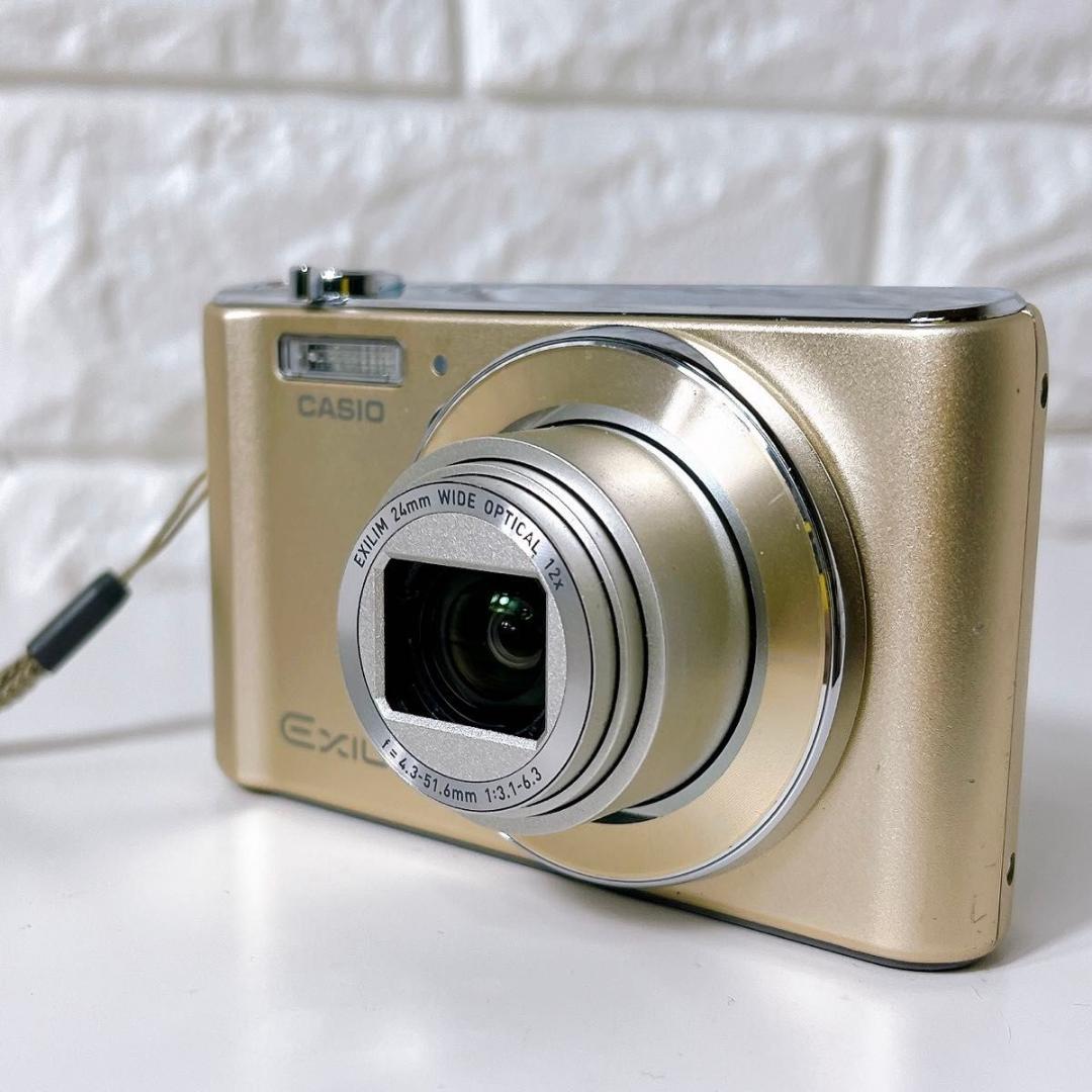 現状 CASIO カシオ EXLIM EX-ZS190 ゴールド デジタルカメラ - メルカリ