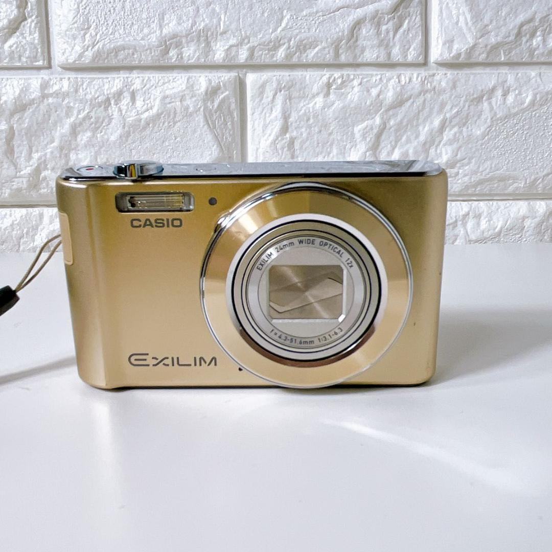 現状 CASIO カシオ EXLIM EX-ZS190 ゴールド デジタルカメラ - メルカリ