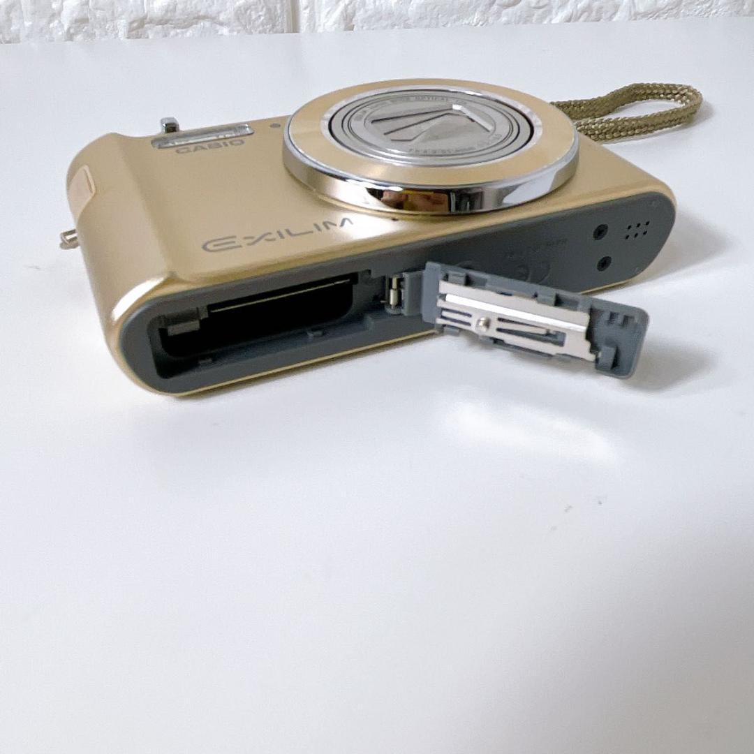 現状 CASIO カシオ EXLIM EX-ZS190 ゴールド デジタルカメラ - メルカリ