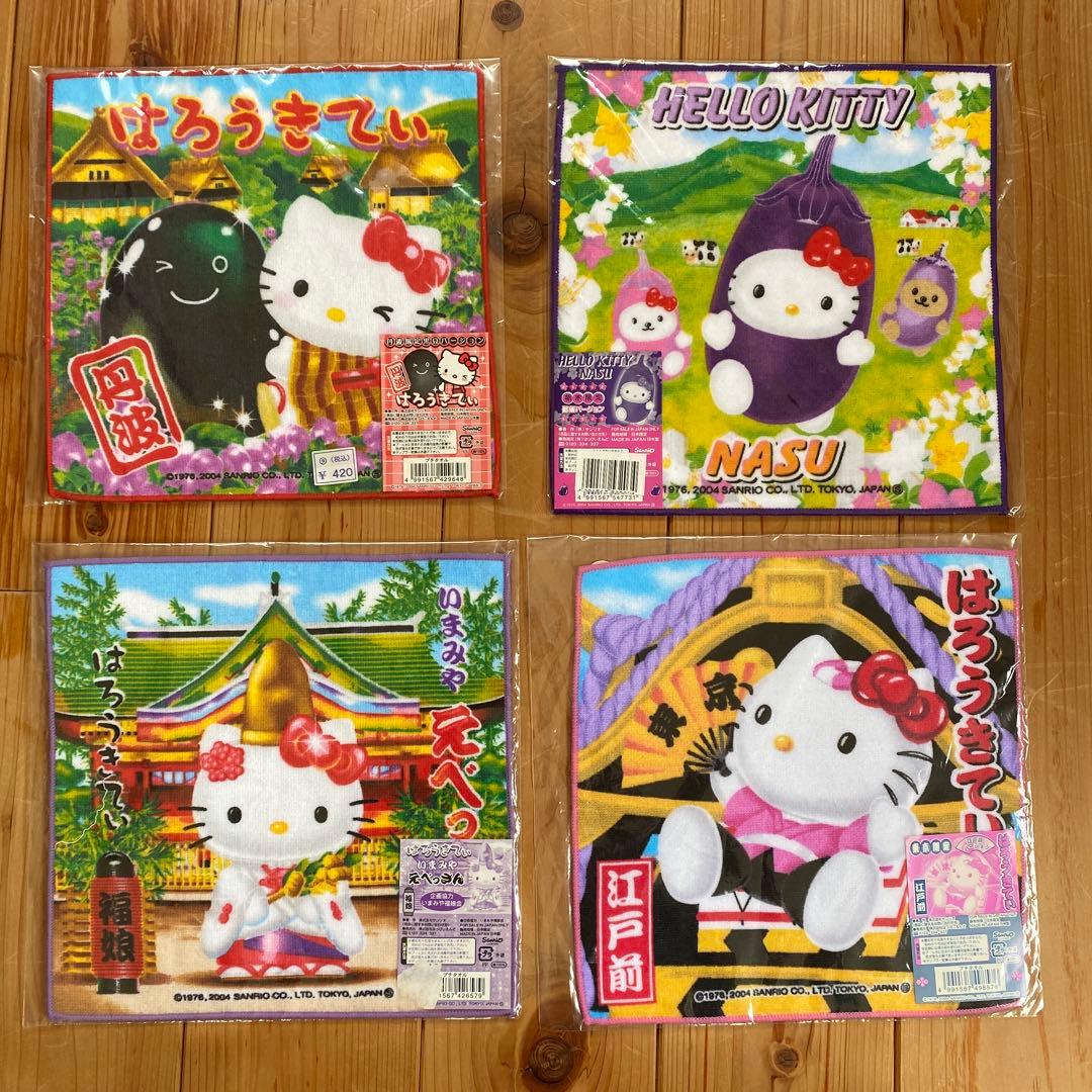 ☆未使用☆ ハローキティ 限定 プチタオル ハンドタオル 平成レトロ 22