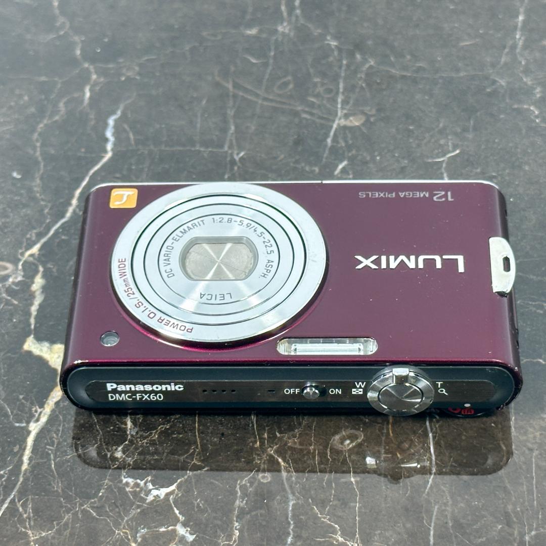 ケース付き】Panasonic LUMIX DMC-FX60 バイオレットの通販はau PAY