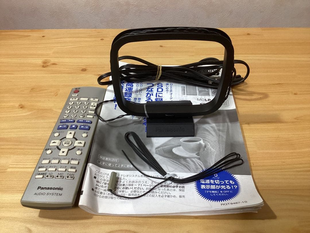 Panasonic SA-PM730SD ミニコンポ リモコン、アンテナ付動作品 - メルカリ