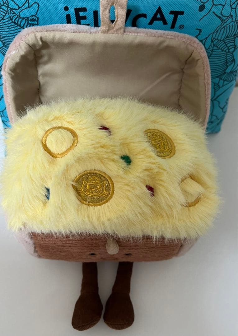 jellycatジェリーキャット 宝箱 お宝 宝石 ぬいぐるみ トレジャー