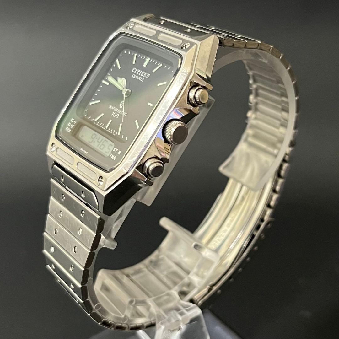 ネオヴィンテージ/希少/80年代】CITIZEN アナデジ 8950 角型
