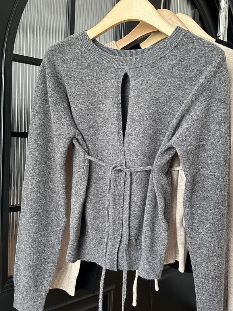 広瀬すず×CLANE W FACE CENTER SLIT KNIT TOPS - メルカリ