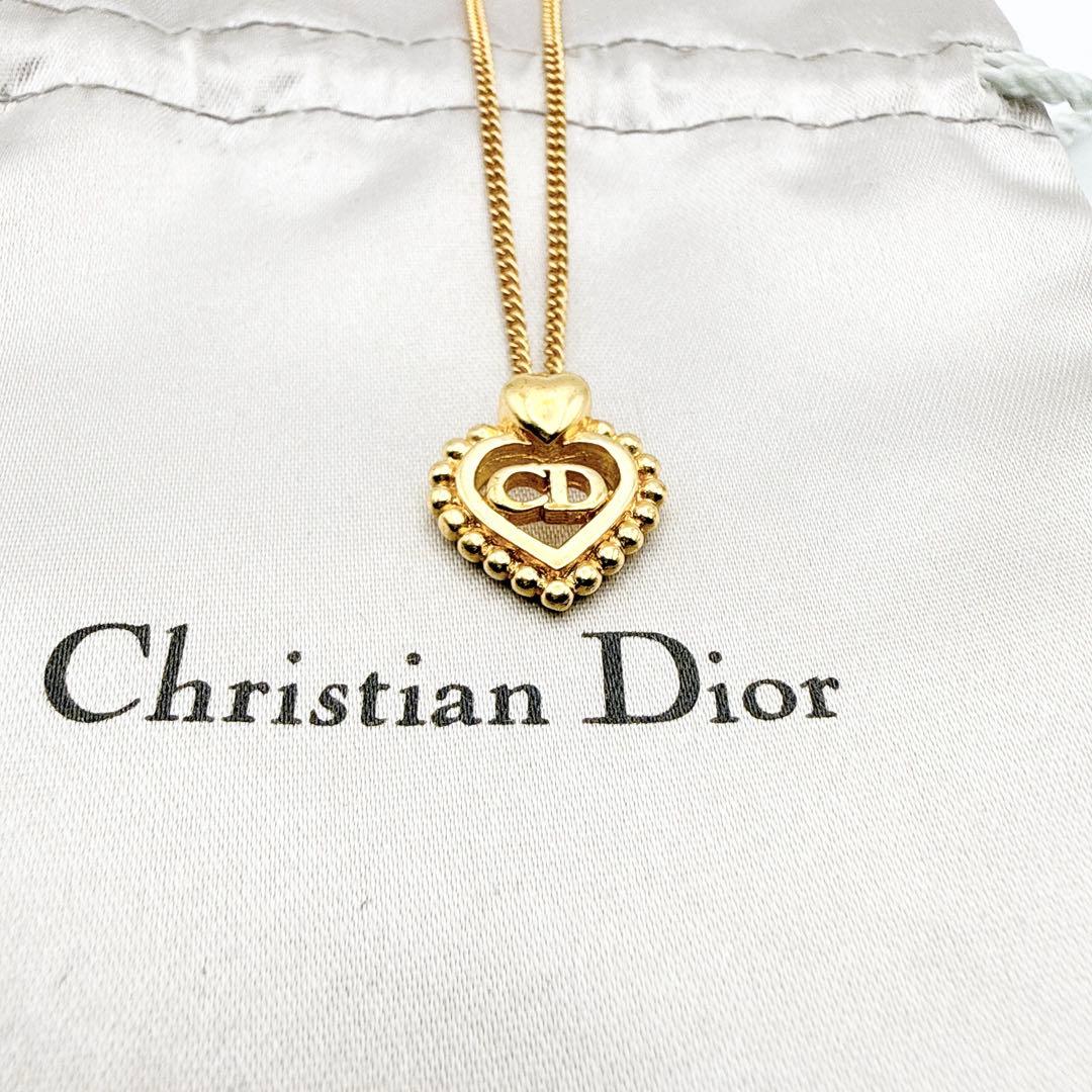 3062-4 極美品✨ Dior ネックレス CD ロゴ 希少 刻印 cm - メルカリ