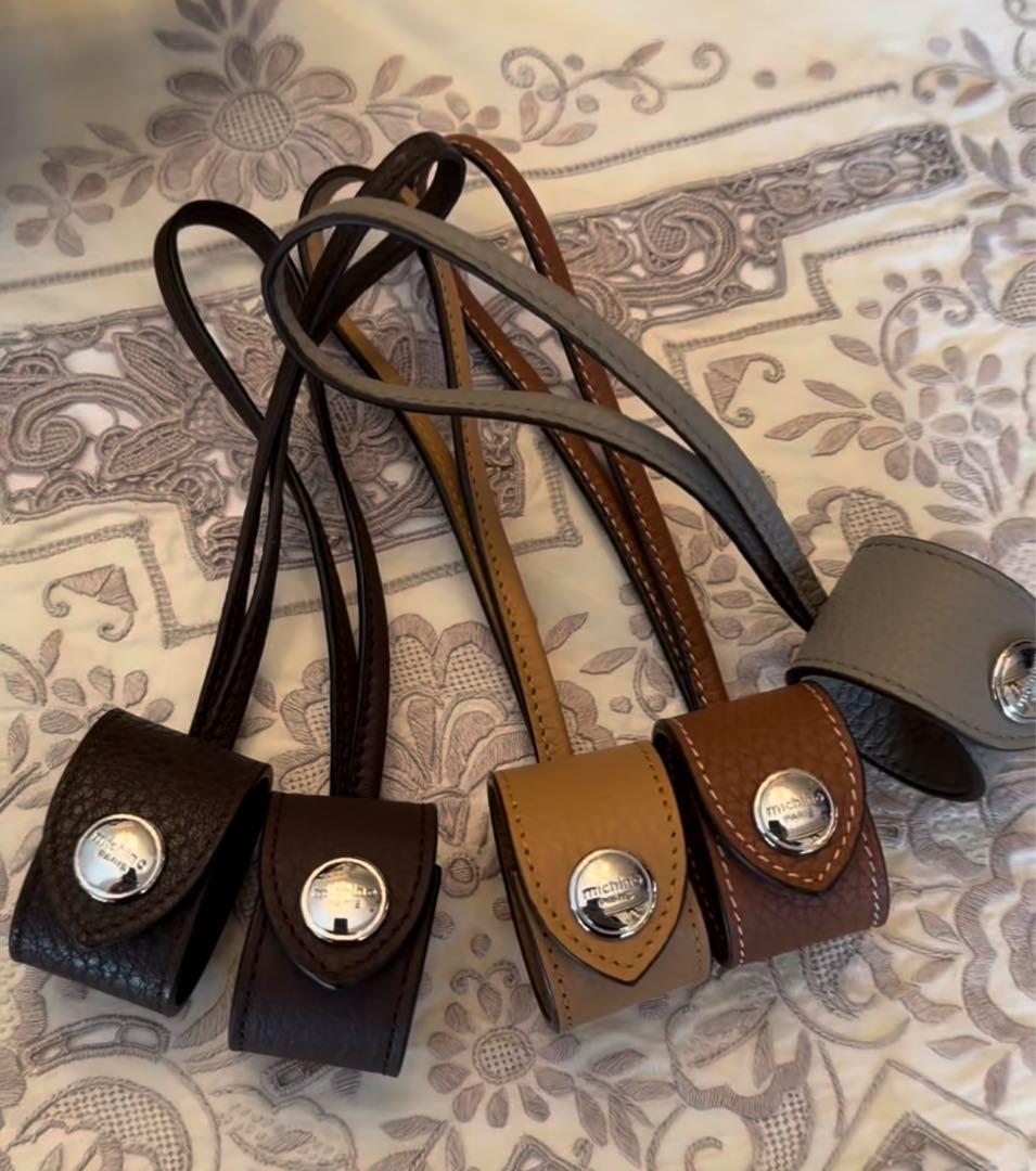 新品☆ミチノパリ グローブホルダー キャメル色 ルテス オデオン