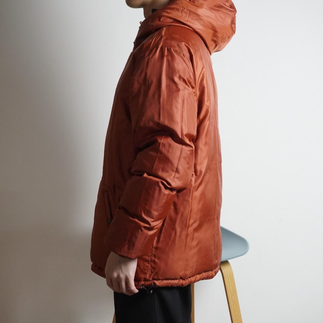 Eddie Bauer リバーシブルダウンジャケット オレンジカーキ/YW55