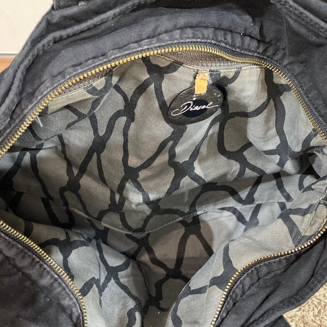 DIESEL ディーゼル アーカイブ メタルロゴ ショルダーバッグ y2k