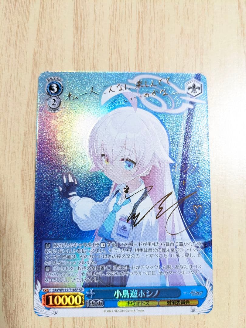 BGS10】ヴァイスブルーアーカイブ小鳥遊ホシノサインsp