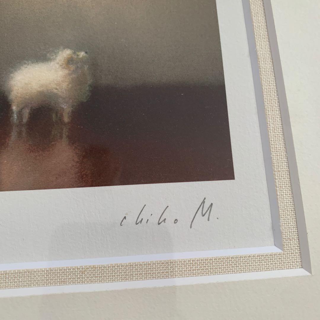 牧野千穂 版画（ジクレー）題名 「セバスチャンの羊」 - メルカリ