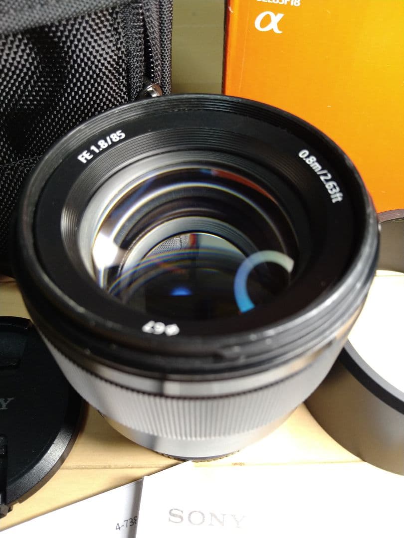 SONY SEL85F18 Eマウント 85mm ケース付き - メルカリ