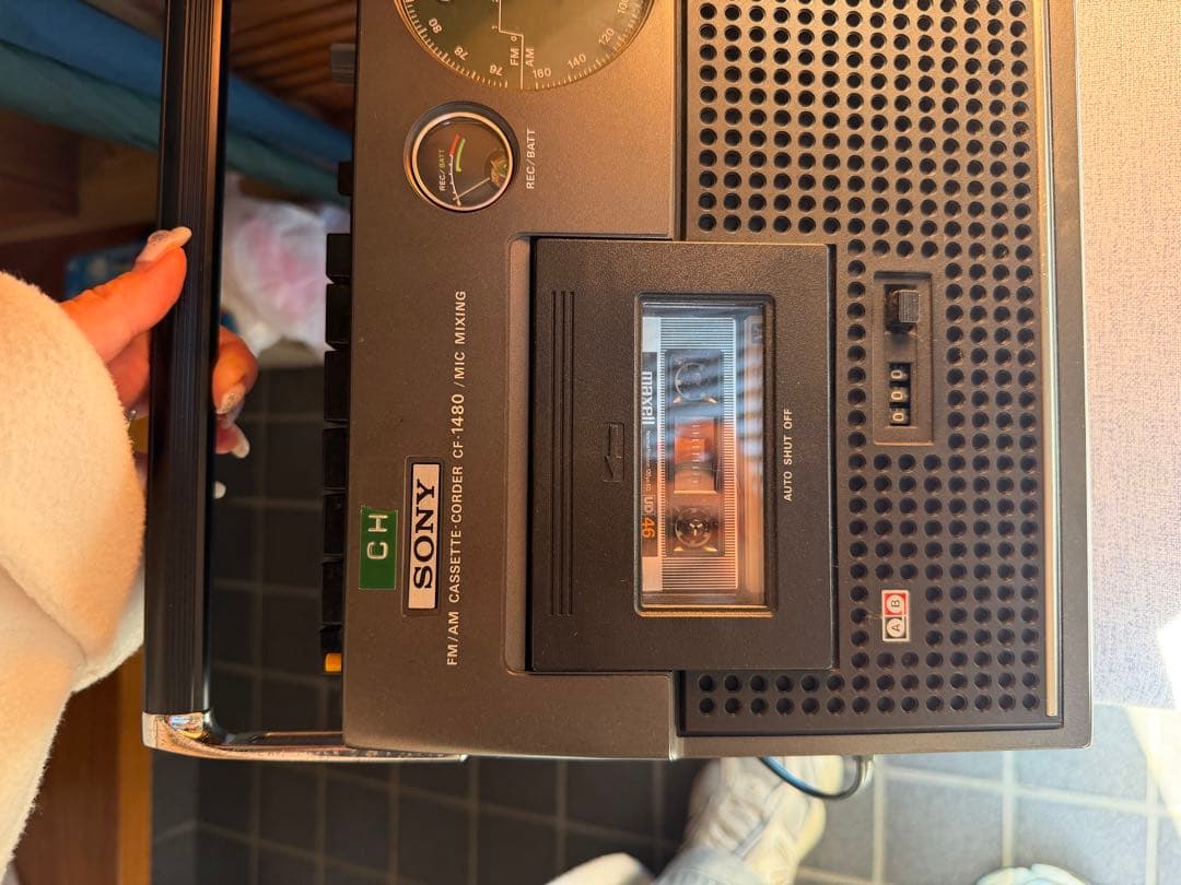 レ*セ様 SONY CF-1480 ラジオ・カセットコーダー - メルカリ