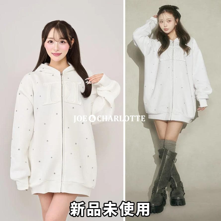 ダーリッチ darich DDロゴビジュージップパーカー ホワイト WHT ダーリッチ Darich DDロゴビジュージップパーカー （ホワイト