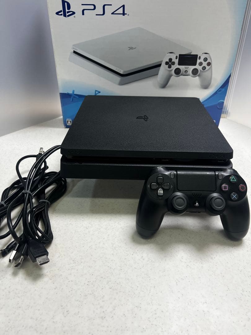 PS4 本体 動作OK CUH-2100A すぐ遊べる 完動品 ブラック - メルカリ