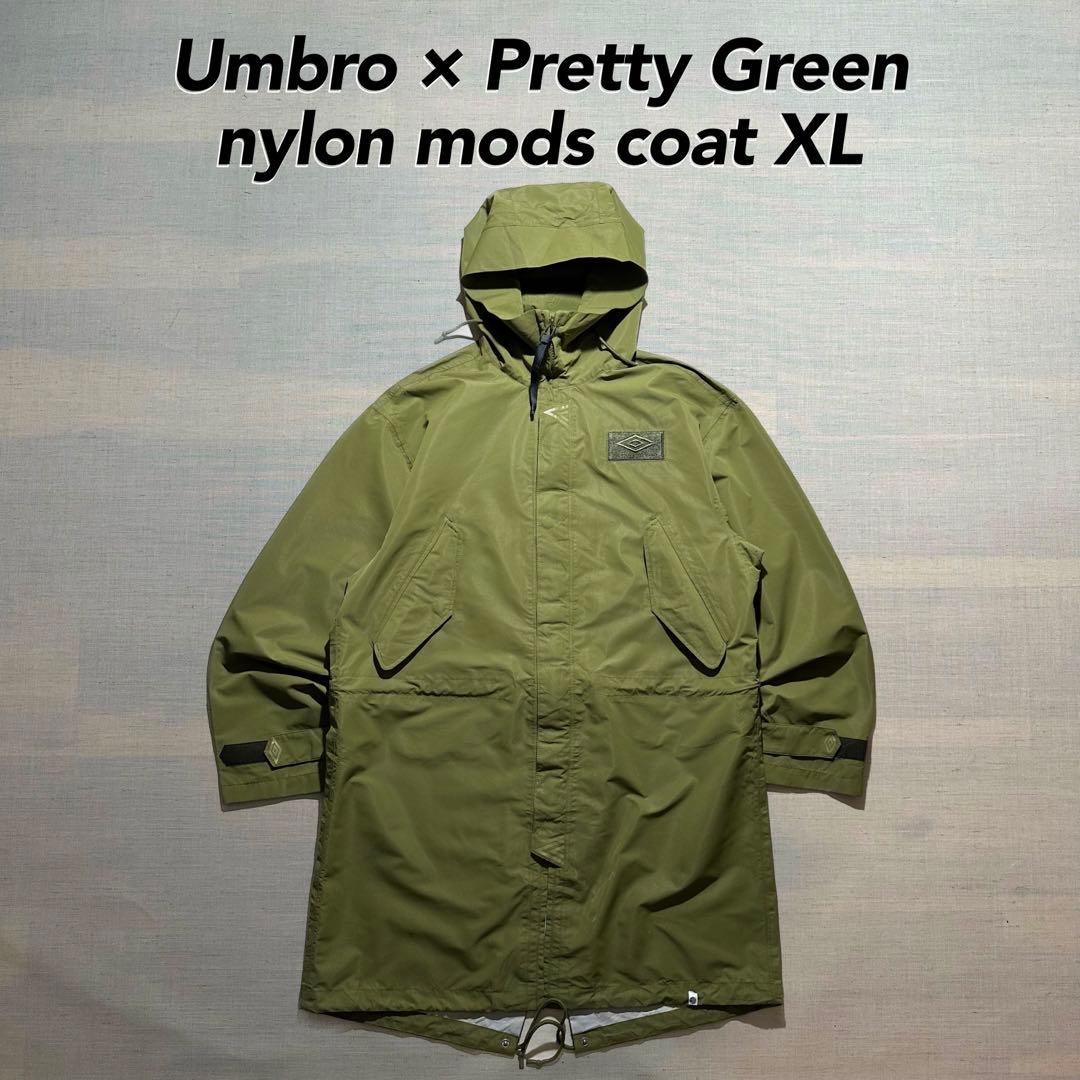 アンブロ プリティーグリーン ナイロン モッズコート リアムギャラガー