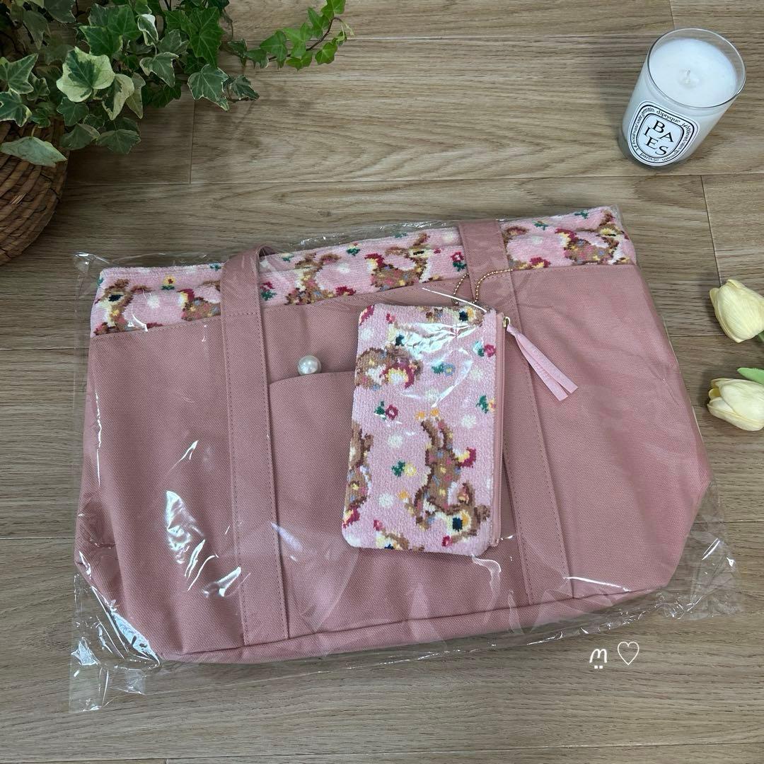 新品 フェイラー ツンツンバンビーノドットマザーズバッグ ポーチ付