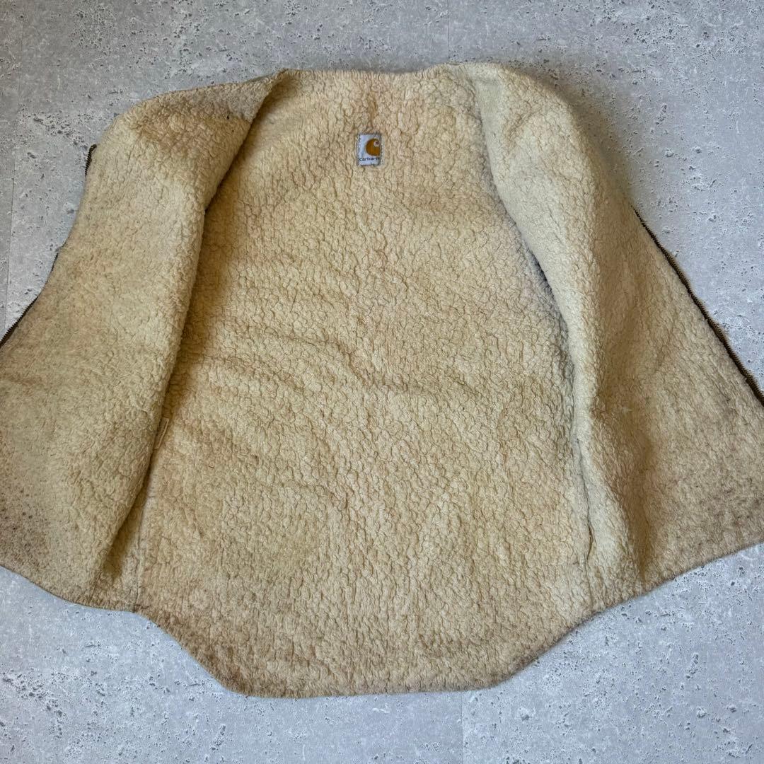 80's USA製 carhartt カーハート 星タグ ダック ボア ベスト - メルカリ