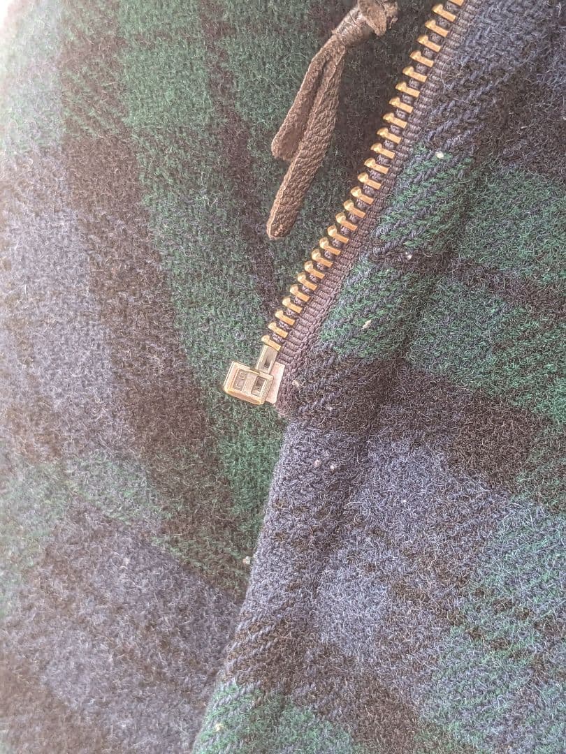 【chack】L.L.Bean チェック柄ダッフルコート MEDIUM