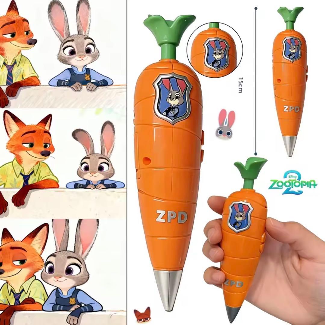 新品】ズートピア にんじんペン ジュディ 録音機能付き - メルカリ