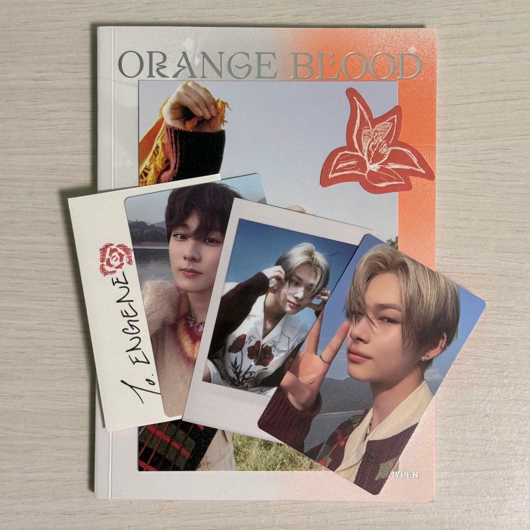 ENHYPEN ニキ ジョンウォン ORANGE BLOOD フォトカード付き - メルカリ