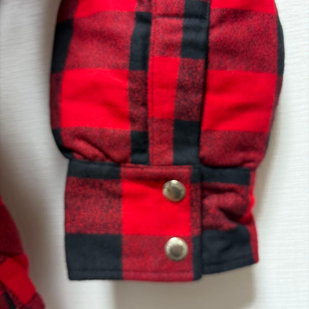 ボーイズマーケット別注クレセントダウンバッファローチェック未使用品