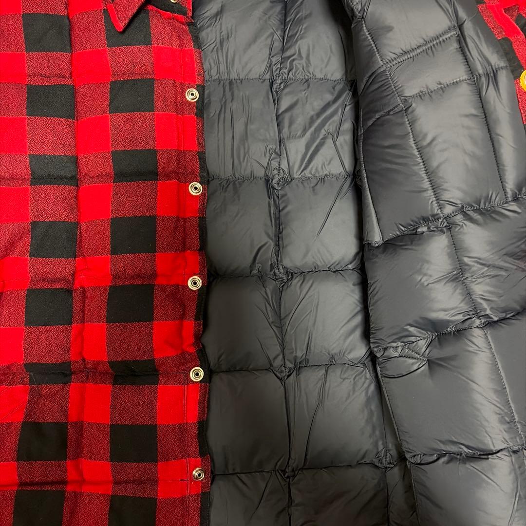 ボーイズマーケット別注クレセントダウンバッファローチェック未使用品