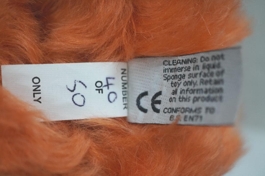 M2512-20】メリーソート テディベア 40/50 チーキー オレンジ