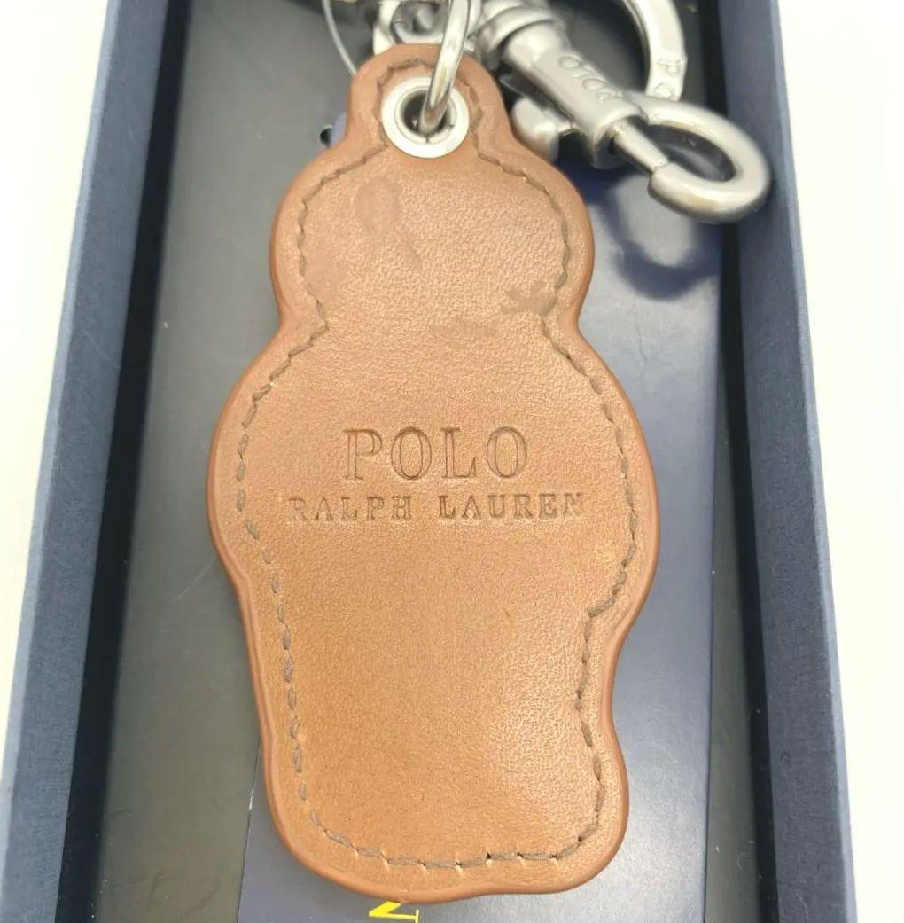 ラルフローレン] ポロベア 本革キーホルダー バッグチャーム（化粧箱付