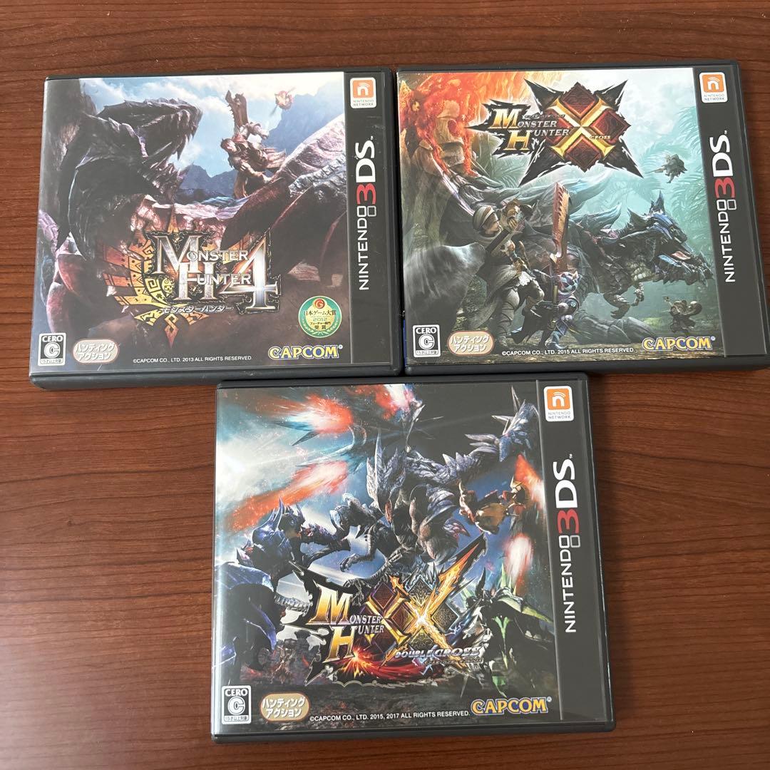 モンスターハンターX/4G/XX 3本セット - メルカリ
