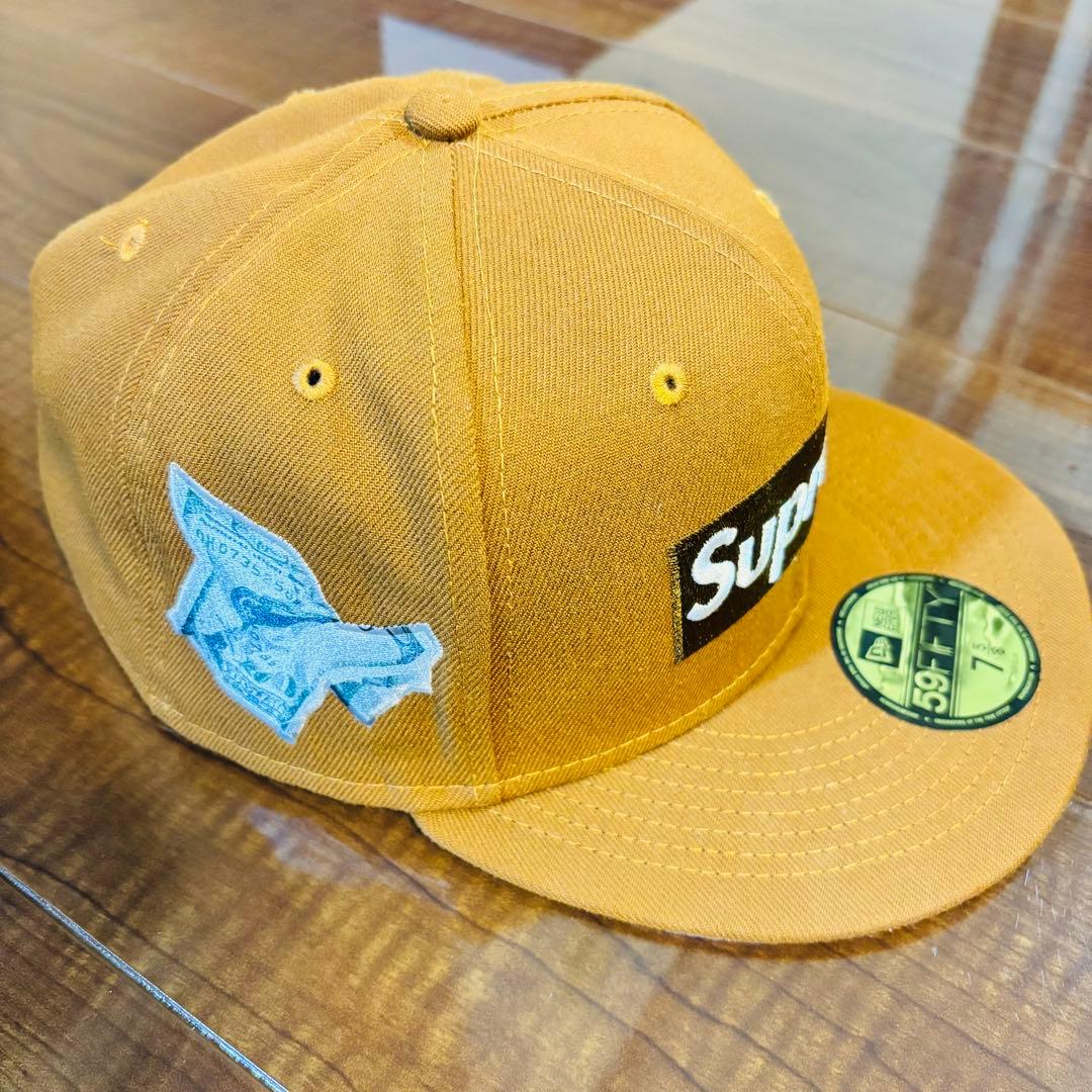 7 5/8 Supreme Money Box Logo New Era 茶