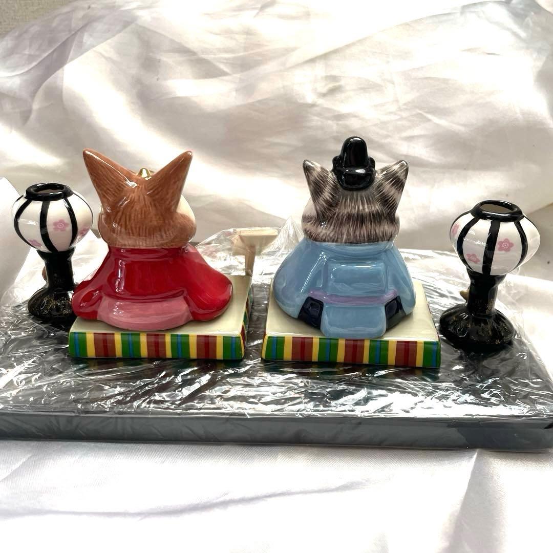 ✨新品・希少✨わちふぃーるど ダヤン とマーシィ 雛人形 陶器製