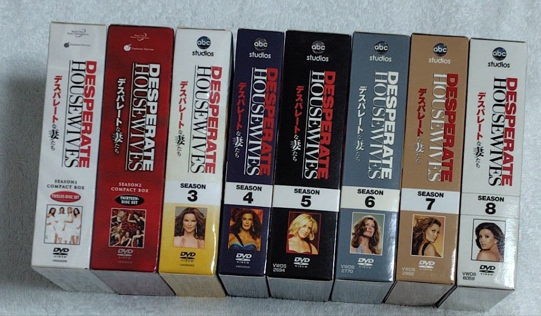 デスパレートな妻たち シーズン1-8 コンパクト BOX 完結セット　DVD デスパレートな妻たち シーズン1-8 コンパクトボックス DVD 全巻セット