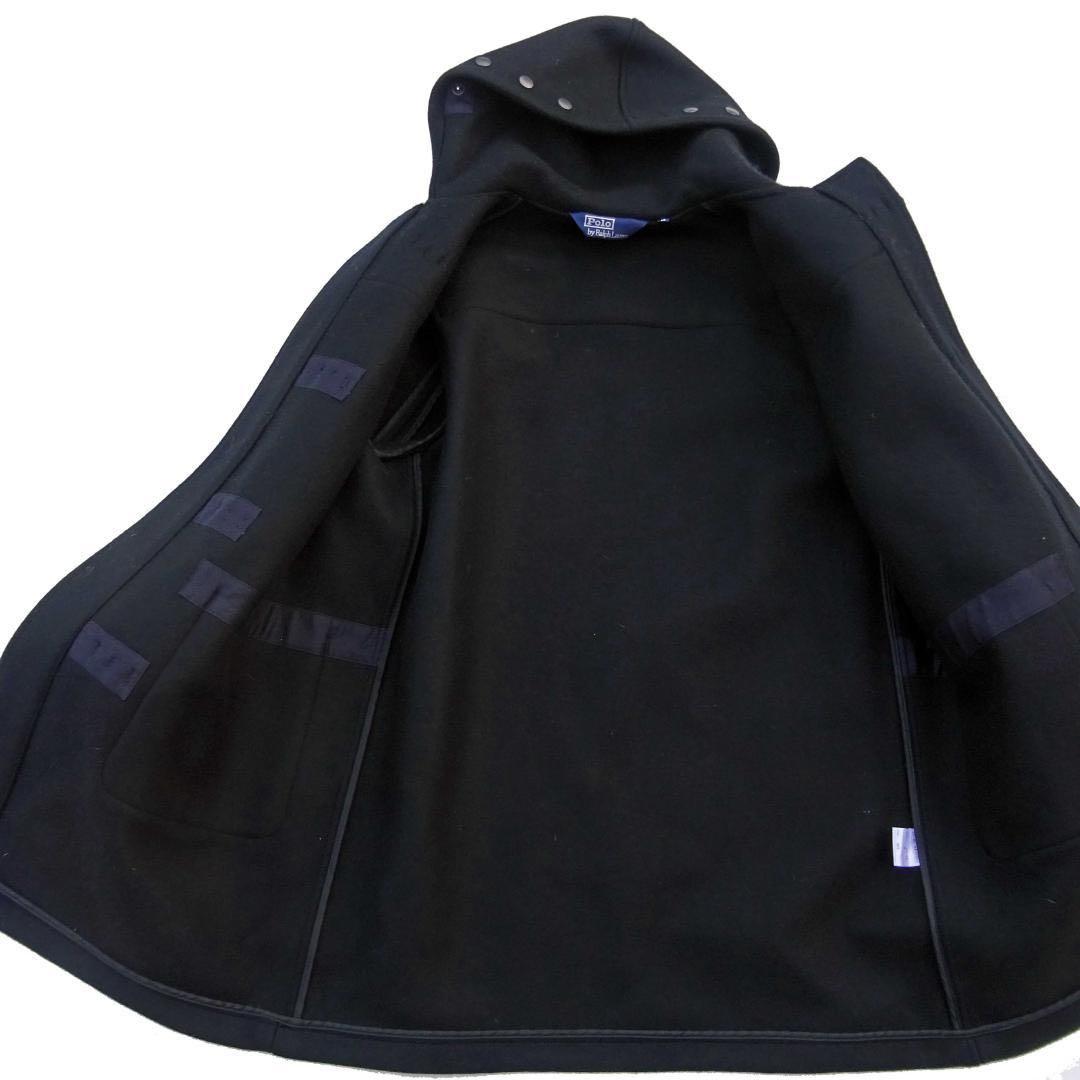 希少】極暖 90年代三角タグ ラルフローレン ダッフルコート黒ブラックM