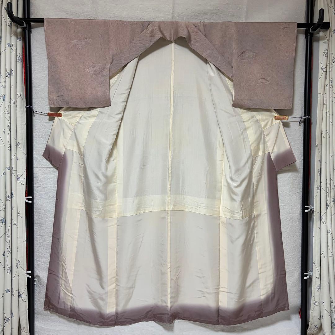 ヨ*ー様 正絹 色無地 フルセット 袷 卒業式 入学式 七五三 オ-24