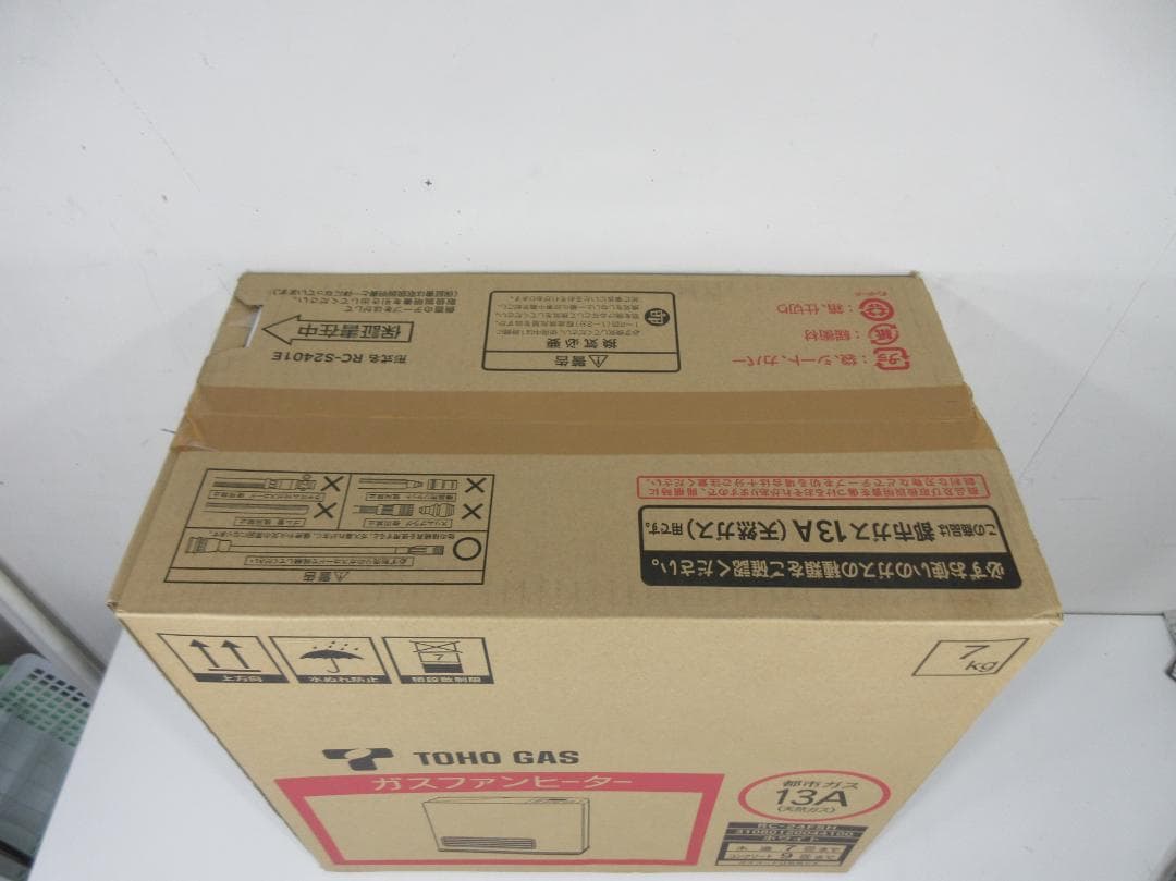 TOHO GAS ガスファンヒーター RC-24FSH ホワイト - メルカリ