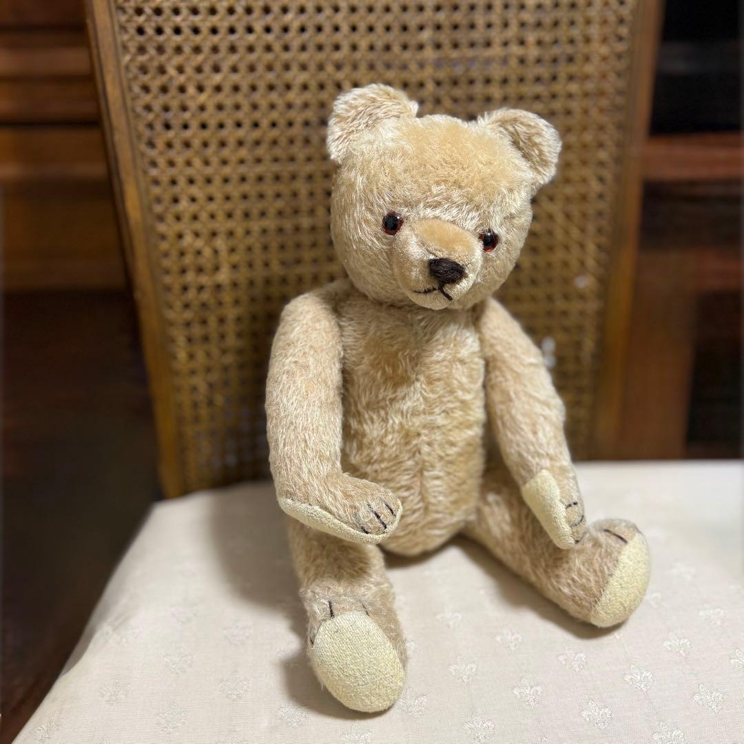 はなころ　アンティークベア　テディベア　ハーマン　ヴィンテージ　蚤の市 h】アンティークベア アンティークテディベア ハーマン - メルカリ