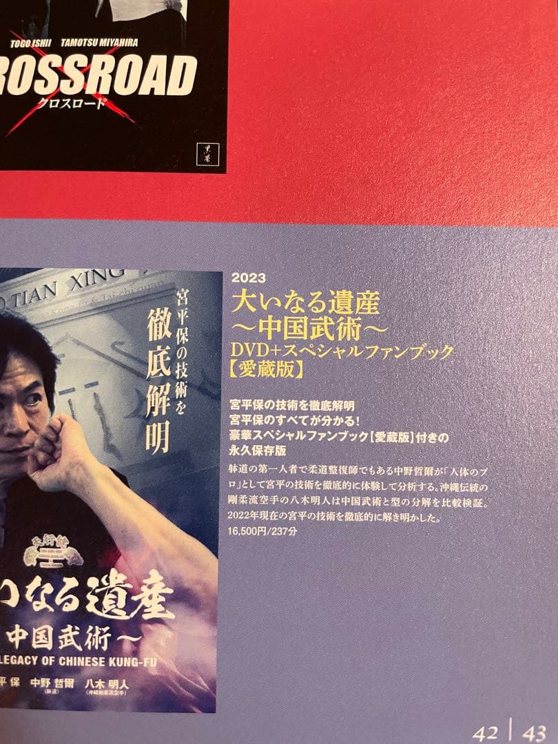 大いなる遺産 ～中国武術 ～」DVD＋スペシャルファンブック【愛蔵版】
