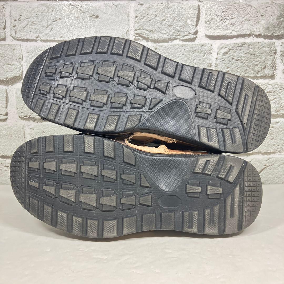 【レア】エスタシオン メンズ ブーツ 25.5cm パッチワーク バックジップ