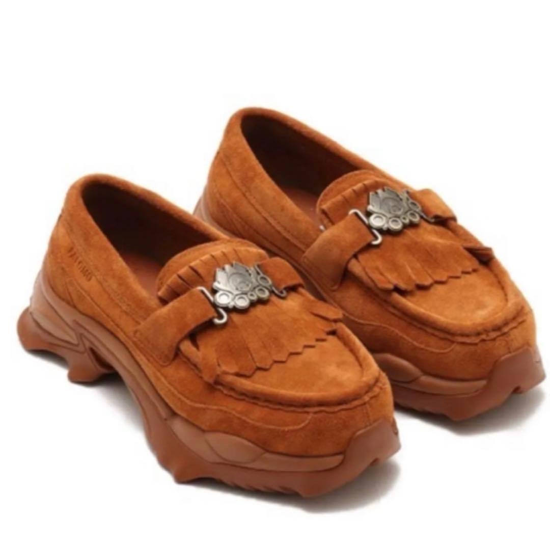 マ*コ様 プーマ×パロモ ローファー ブラウン 24.5cm