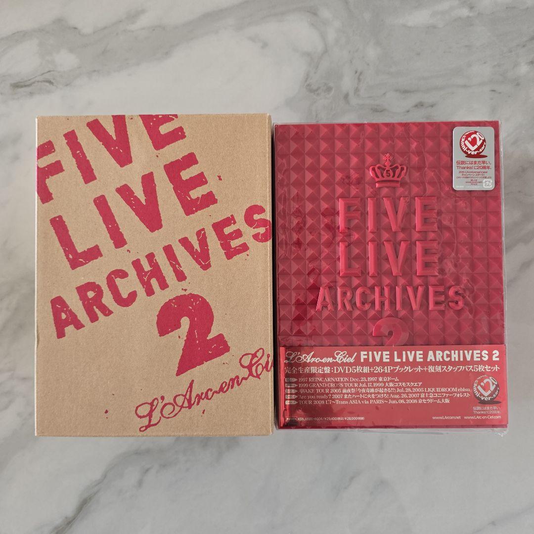 L'Arc～en～Ciel DVD 豪華FIVE LIVE Set - メルカリ